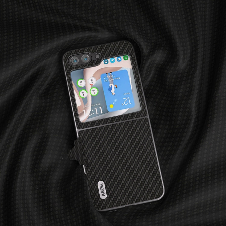 For Samsung Galaxy Z Flip5 ABEEL Carbon Fiber Texture Protective Phone Case(Black) - free shipping - PMC TechLife - Order now!