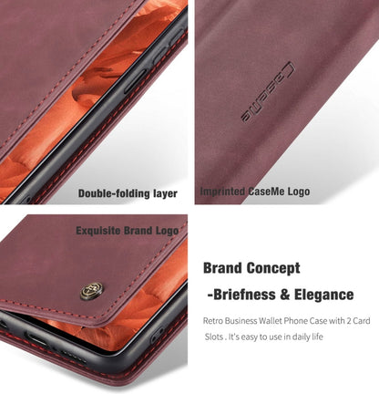 For Xiaomi Redmi Note 9 Pro/Note 9 Pro Max/Note 9s CaseMe 013 Multifunctional Horizontal Flip Leather Case, with Card Slot & Holder & Wallet(Wine Red) - Xiaomi Cases by CaseMe | Online Shopping South Africa | PMC Jewellery