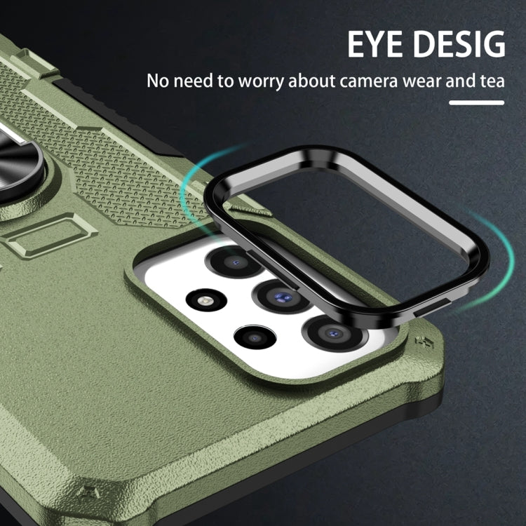 For Samsung Galaxy S23 5G Ring Holder Armor Hybrid Phone Case(Green) - free shipping - PMC TechLife - Order now!