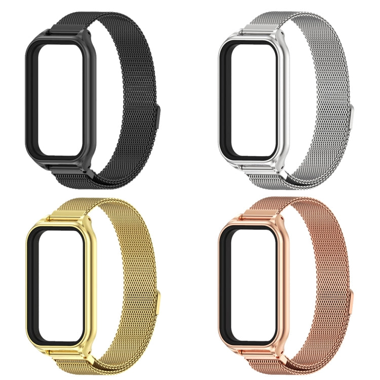 For Redmi Band 2 Mijobs Metal Shell + Milan Magnetic Metal Watch Band(Rose Gold) -  by MIJOBS | Online Shopping South Africa | PMC Jewellery