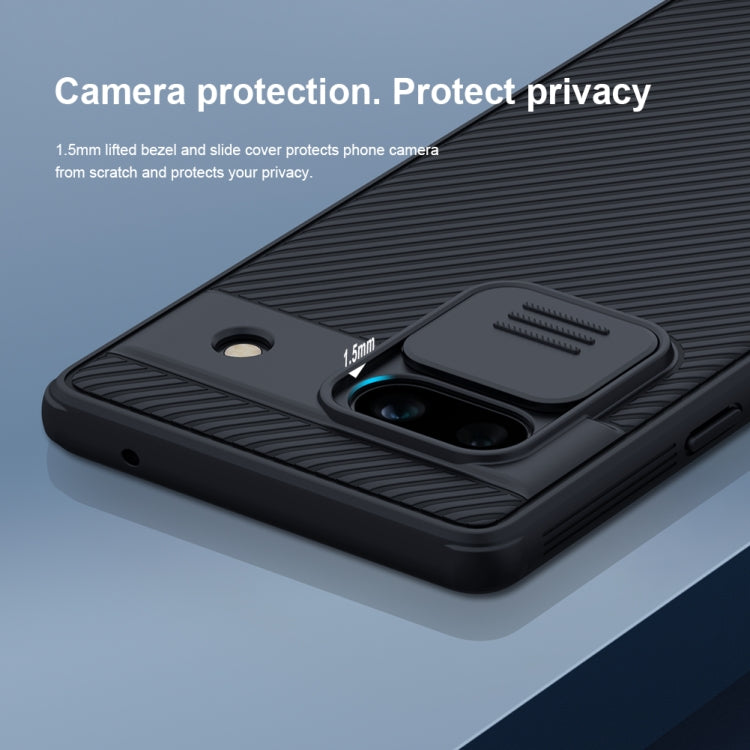 For Google Pixel 7A NILLKIN CamShield Pro PC Phone Case(Blue) - Google Cases by NILLKIN | Online Shopping South Africa | PMC TechLife | Buy Now Pay Later Mobicred