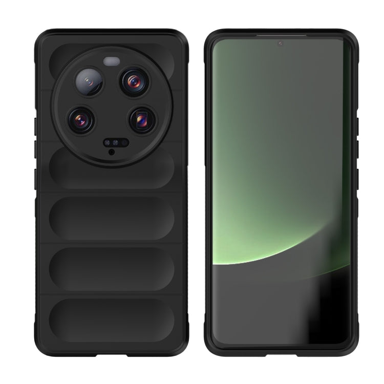 For Xiaomi 13 Ultra Magic Shield TPU + Flannel Phone Case(Black) - free shipping - PMC TechLife - Order now!