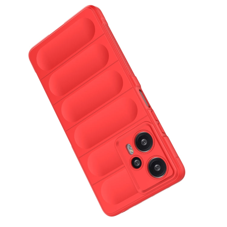 For Xiaomi Redmi Note 12 Turbo Magic Shield TPU + Flannel Phone Case(Dark Grey) - free shipping - PMC TechLife - Order now!