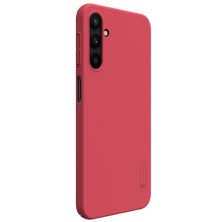 For Samsung Galaxy A24 4G NILLKIN Frosted PC Phone Case(Red) - Galaxy Phone Cases by NILLKIN | Online Shopping South Africa | PMC TechLife | Buy Now Pay Later Mobicred