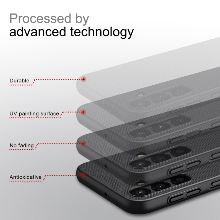 For Samsung Galaxy A24 4G NILLKIN Frosted PC Phone Case(Red) - Galaxy Phone Cases by NILLKIN | Online Shopping South Africa | PMC TechLife | Buy Now Pay Later Mobicred