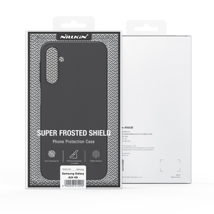 For Samsung Galaxy A24 4G NILLKIN Frosted PC Phone Case(Red) - Galaxy Phone Cases by NILLKIN | Online Shopping South Africa | PMC TechLife | Buy Now Pay Later Mobicred