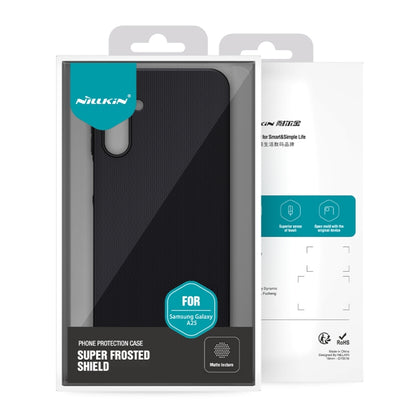 For Samsung Galaxy A25 NILLKIN Frosted PC Phone Case(Blue) - Galaxy Phone Cases by NILLKIN | Online Shopping South Africa | PMC Jewellery