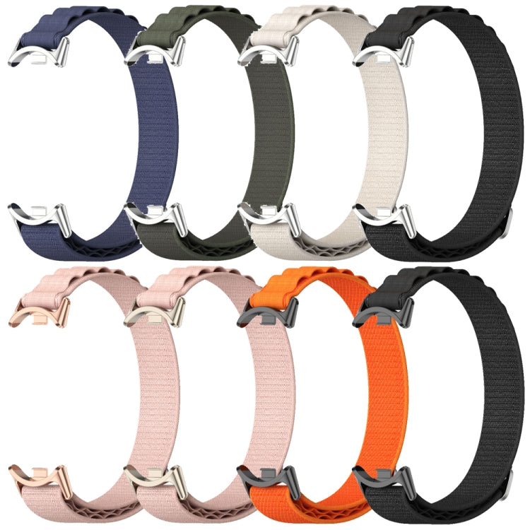 For Xiaomi Mi Band 8 / 9 / 9 NFC Mijobs Nylon Breathable Watch Band(Black) - Watch Bands by MIJOBS | Online Shopping South Africa | PMC TechLife | Buy Now Pay Later Mobicred