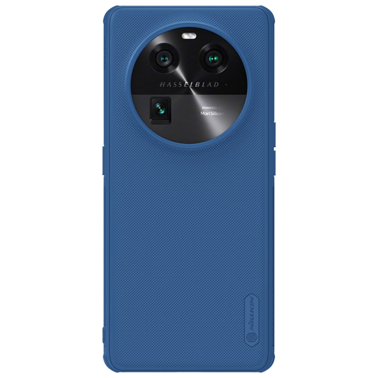 For OPPO Find X6 NILLKIN Frosted Shield Pro PC + TPU Phone Case(Blue) - OPPO Cases by NILLKIN | Online Shopping South Africa | PMC TechLife