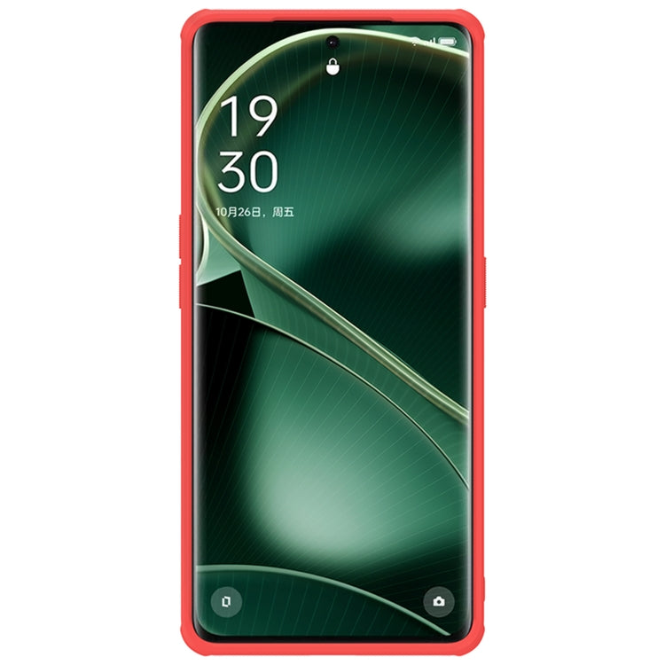 For OPPO Find X6 NILLKIN Frosted Shield Pro PC + TPU Phone Case(Red) - OPPO Cases by NILLKIN | Online Shopping South Africa | PMC TechLife | Buy Now Pay Later Mobicred