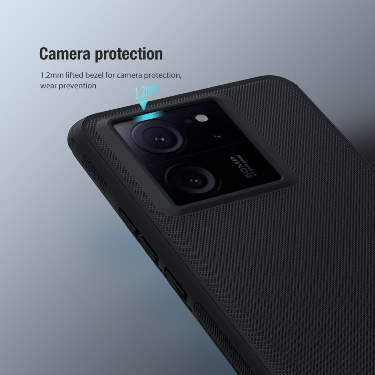 For Xiaomi Redmi K60 Ultra NILLKIN Frosted Shield Pro PC + TPU Phone Case(Black) - Redmi K60 Ultra Cases by NILLKIN | Online Shopping South Africa | PMC TechLife