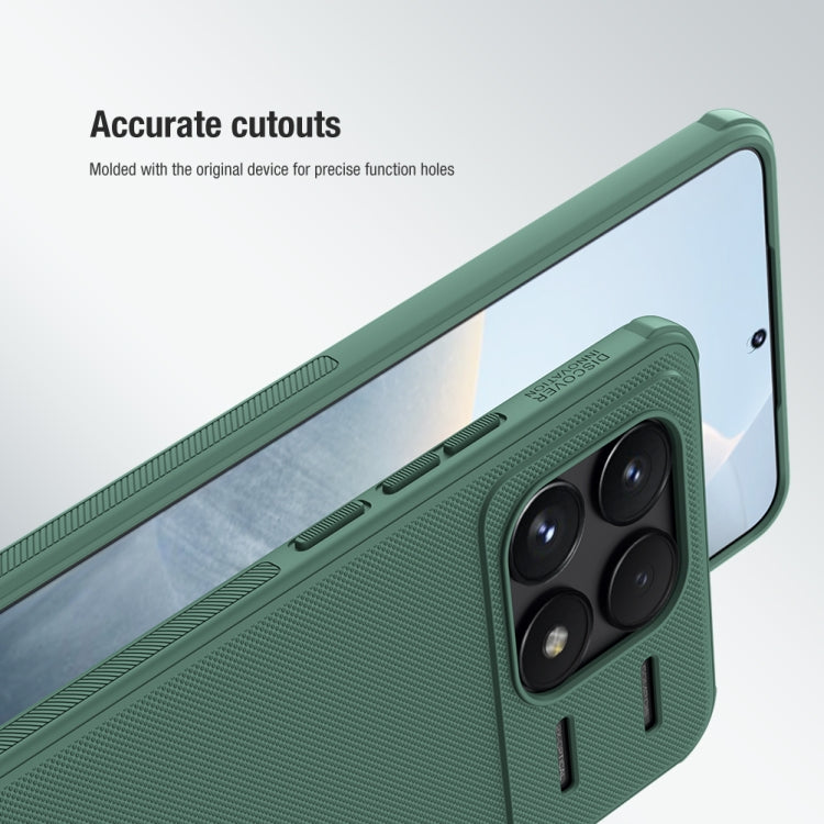 For Xiaomi Redmi K70 / K70 Pro NILLKIN Frosted Shield Pro PC + TPU Phone Case(Green) - K70 Pro Cases by NILLKIN | Online Shopping South Africa | PMC Jewellery