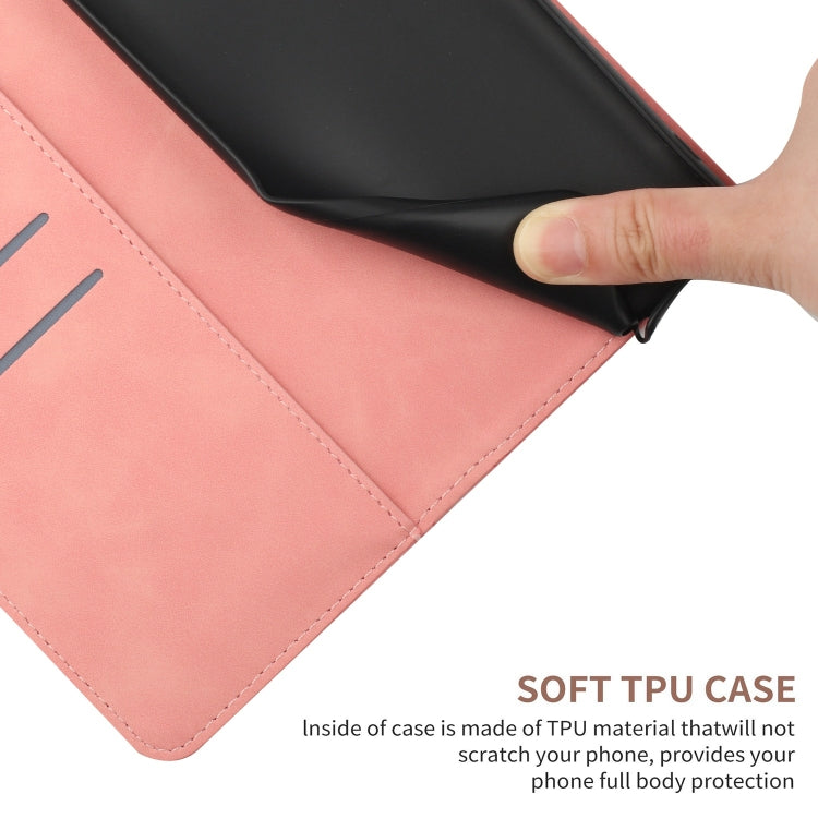 For TCL 30 SE / 30E /306/305 Stitching Embossed Leather Phone Case(Pink) - More Brand by PMC Jewellery | Online Shopping South Africa | PMC Jewellery