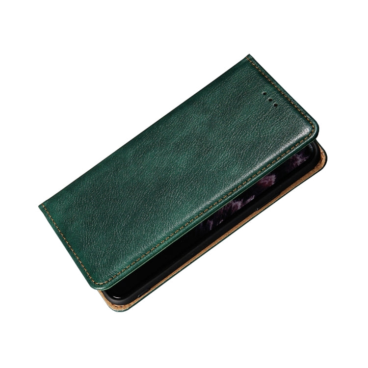 For Xiaomi Redmi Note 12S 4G Gloss Oil Solid Color Magnetic Leather Phone Case(Green) - free shipping - PMC TechLife - Order now!
