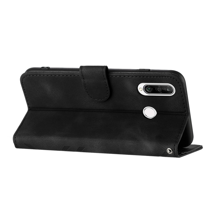 For Honor 20S Russia /20 lite Russia  Line Pattern Skin Feel Leather Phone Case(Black) - free shipping - PMC TechLife - Order now!
