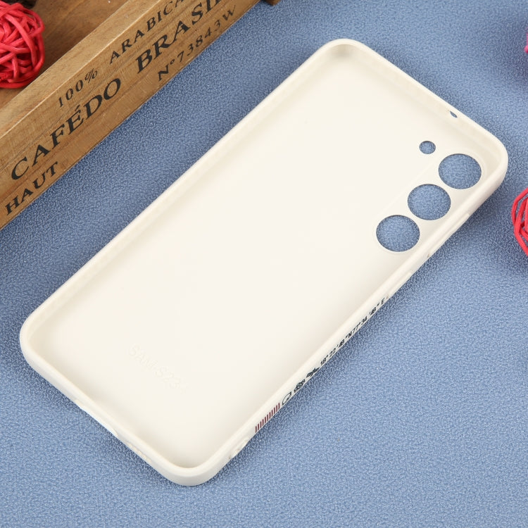 For Samsung Galaxy A50 Astronaut Pattern Silicone Straight Edge Phone Case(Flying Astronaut-White) - free shipping - PMC TechLife - Order now!