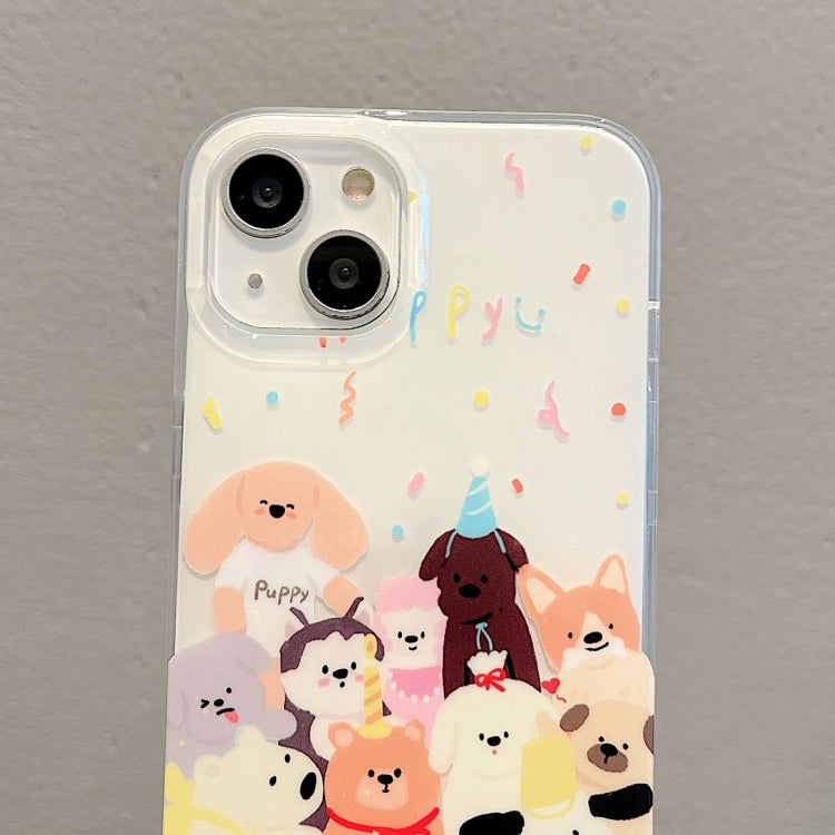 For iPhone 13 Pro Max IMD Cute Animal Pattern Phone Case(Dog) - free shipping - PMC TechLife - Order now!