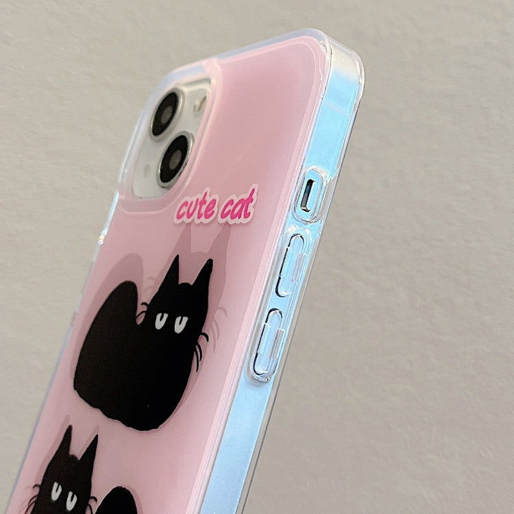 For iPhone 13 Pro IMD Cute Animal Pattern Phone Case(Cat) - free shipping - PMC TechLife - Order now!