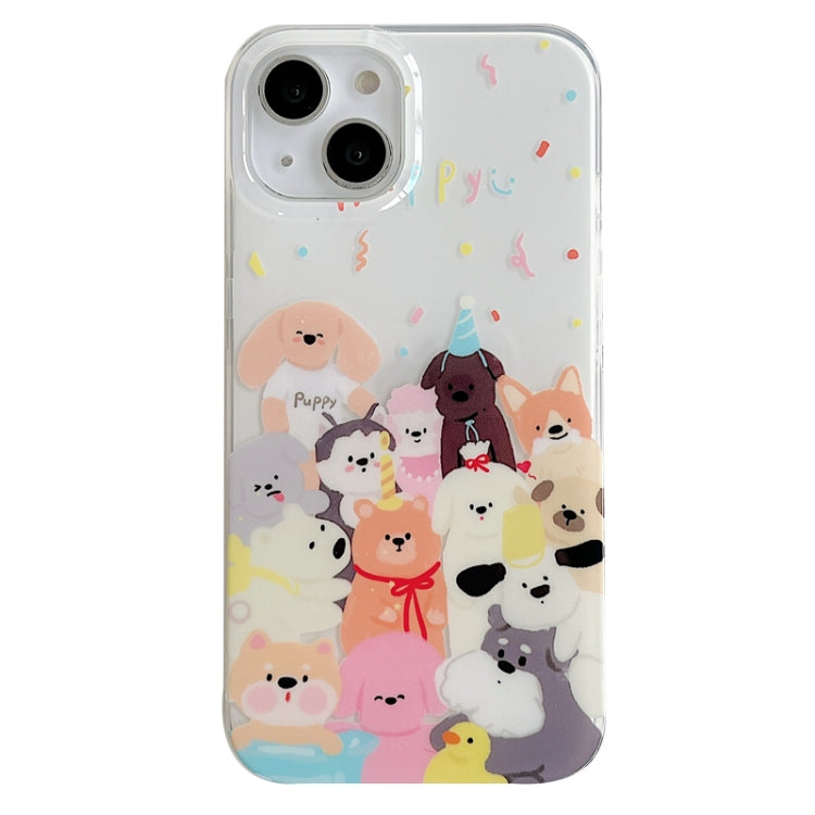 For iPhone 13 Pro IMD Cute Animal Pattern Phone Case(Dog) - free shipping - PMC TechLife - Order now!