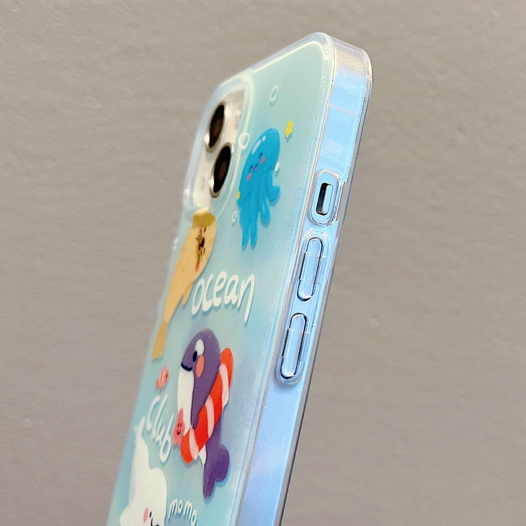 For iPhone 12 Pro Max IMD Cute Animal Pattern Phone Case(Seal) - free shipping - PMC TechLife - Order now!