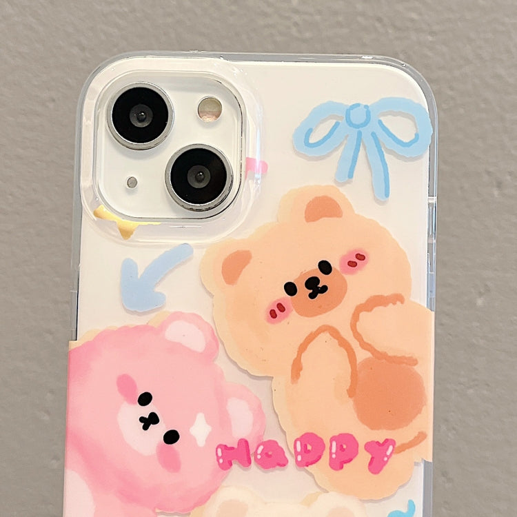 For iPhone 11 Pro Max IMD Cute Animal Pattern Phone Case(Bear) - free shipping - PMC TechLife - Order now!