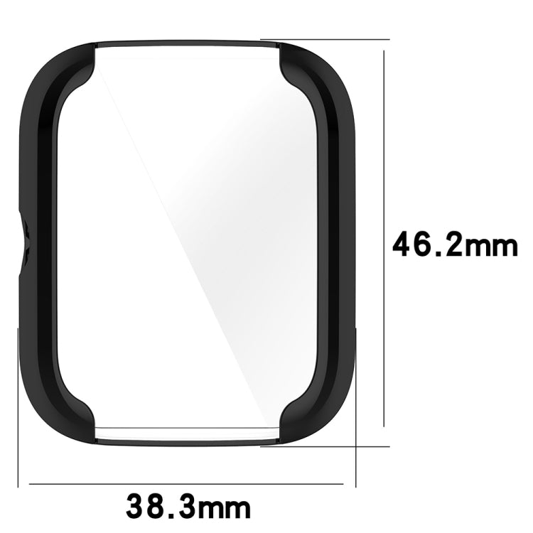 For Amazfit Bip 3 / Bip 3 Pro Universal Full Coverage TPU Electroplating Watch Protective Case(Midnight Blue) - Watch Cases by PMC TechLife | Online Shopping South Africa | PMC TechLife