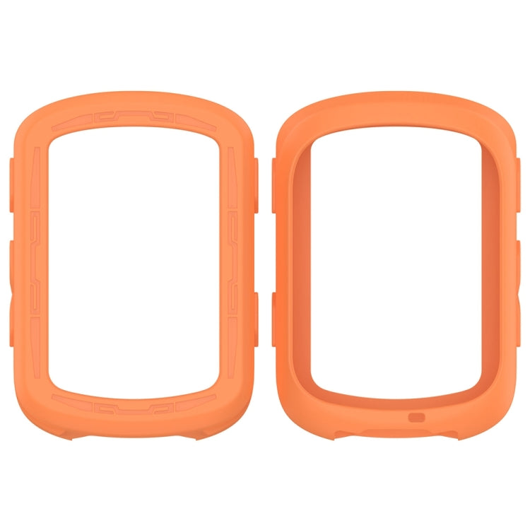 For Garmin Edge 840 / Edge 540 Stopwatch Armor Silicone Protective Case(Orange) - Watch Cases by PMC Jewellery | Online Shopping South Africa | PMC Jewellery