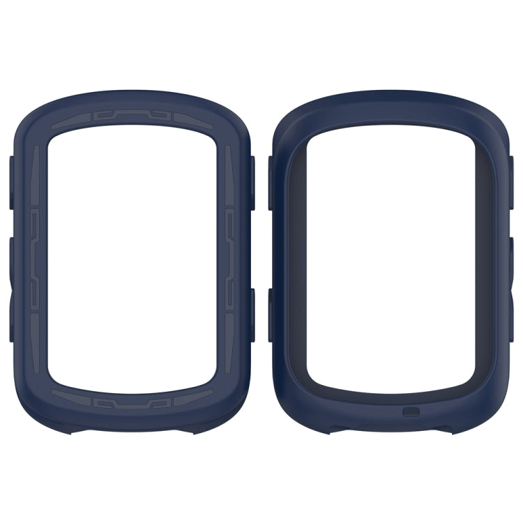 For Garmin Edge 840 / Edge 540 Stopwatch Armor Silicone Protective Case(Midnight Blue) - Watch Cases by PMC TechLife | Online Shopping South Africa | PMC TechLife