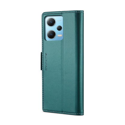 For Xiaomi Poco X5 5G/Redmi Note 12 5G Global CaseMe 023 Butterfly Buckle Litchi Texture RFID Anti-theft Leather Phone Case(Pearly Blue) - Xiaomi Cases by CaseMe | Online Shopping South Africa | PMC Jewellery | Buy Now Pay Later Mobicred