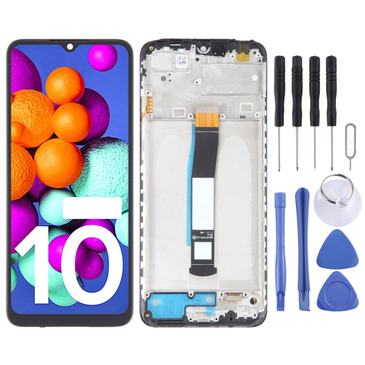 OEM Material LCD Screen For Xiaomi Redmi 10 India Digitizer Full Assembly with Frame - free shipping - PMC TechLife - Order now!