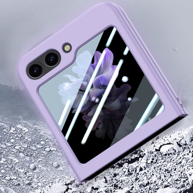 For Samsung Galaxy Z Flip5 Fuel Injection Integrated PC Skin Feel Phone Case(Blue) - free shipping - PMC TechLife - Order now!