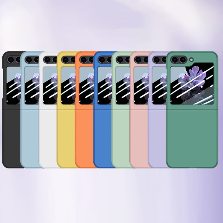For Samsung Galaxy Z Flip5 Fuel Injection Integrated PC Skin Feel Phone Case(Blue) - free shipping - PMC TechLife - Order now!