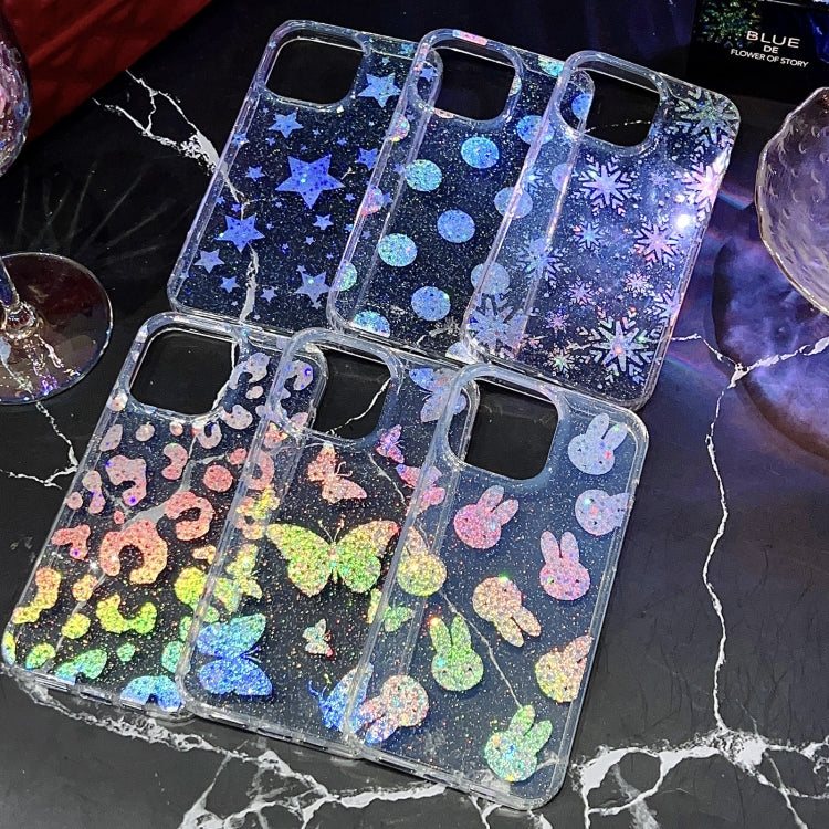 For iPhone 13 Little Star Series Glitter Powder TPU Phone Case(Little Rabbit) - free shipping - PMC TechLife - Order now!