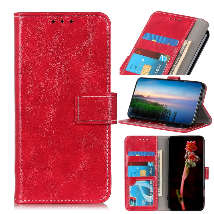 For Xiaomi Redmi 12 4G Retro Crazy Horse Texture Horizontal Flip Leather Phone Case(Red) - free shipping - PMC TechLife - Order now!
