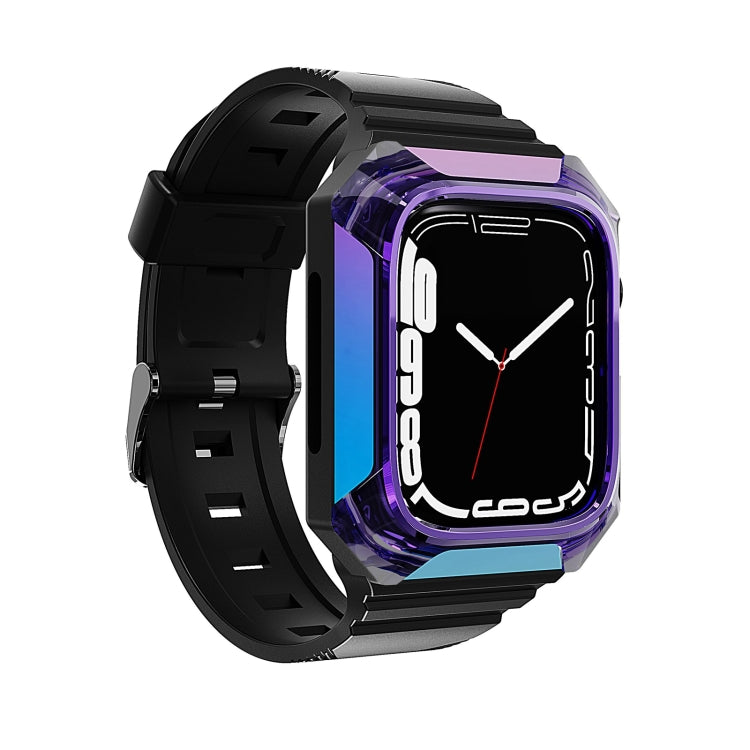 Armor Case Integrated TPU Watch Band For Apple Watch 2 42mm(Purple) - Watch Bands by PMC TechLife | Online Shopping South Africa | PMC TechLife