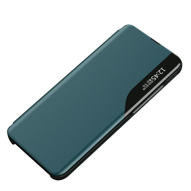For Xiaomi Poco F5 Side Display Adsorption Leather Phone Case(Green) - free shipping - PMC TechLife - Order now!