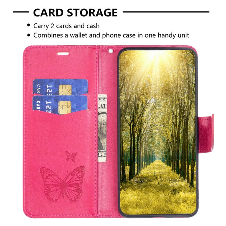 For Xiaomi Civi 3 5G Two Butterflies Embossing Leather Phone Case(Rose Red) - free shipping - PMC TechLife - Order now!