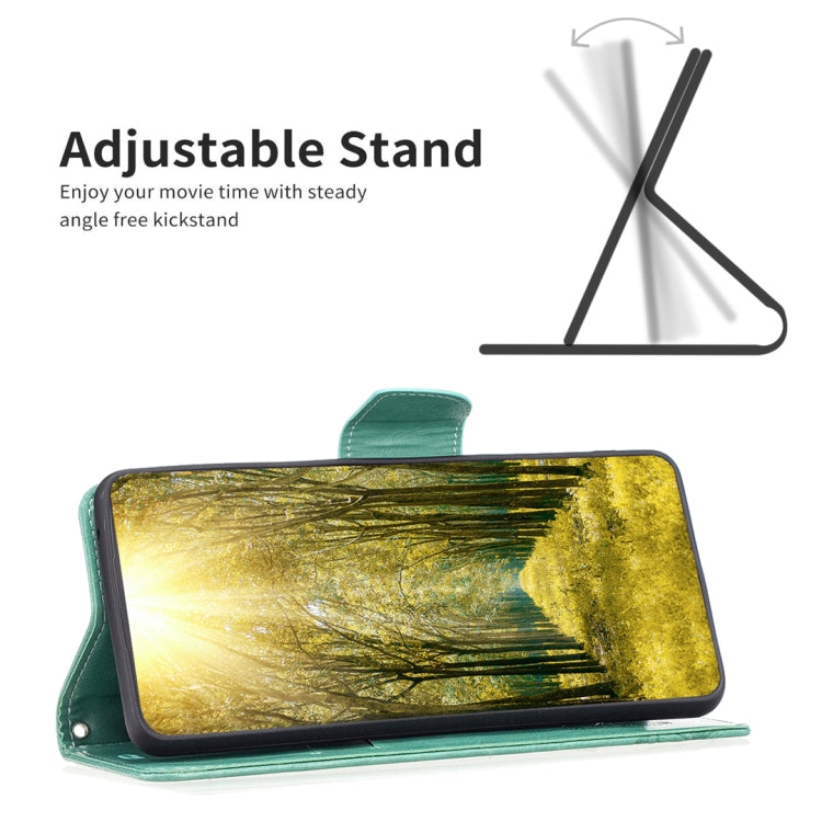 For Xiaomi Civi 3 5G Two Butterflies Embossing Leather Phone Case(Green) - free shipping - PMC TechLife - Order now!