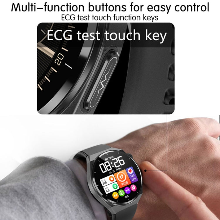 TK20 1.39 inch IP68 Waterproof Silicone Band Smart Watch Supports ECG / Remote Families Care / Body Temperature Monitoring(Black) - Smart Watches by PMC Jewellery | Online Shopping South Africa | PMC Jewellery