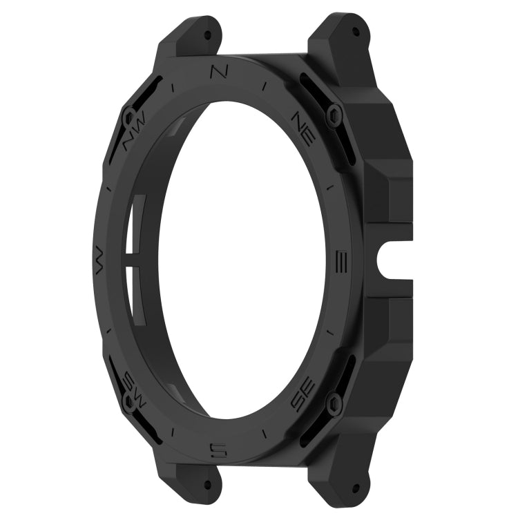For Huawei Watch GT Cyber Armor Hollow Watch Protective Case(Black) - Watch Cases by PMC TechLife | Online Shopping South Africa | PMC TechLife