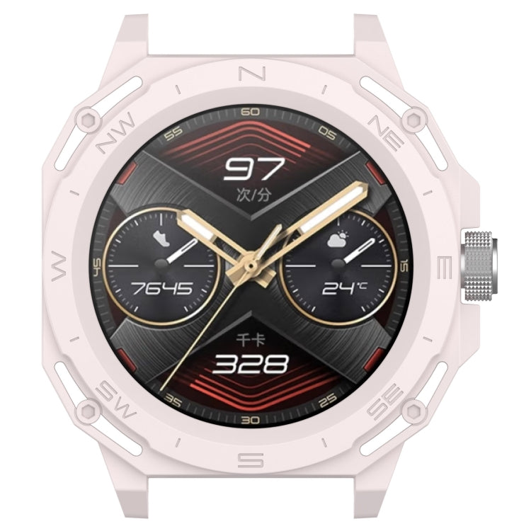 For Huawei Watch GT Cyber Armor Hollow Watch Protective Case(Pink) - Watch Cases by PMC TechLife | Online Shopping South Africa | PMC TechLife