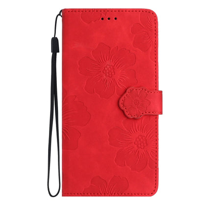 For Xiaomi 13 Pro Flower Embossing Pattern Leather Phone Case(Red) - 13 Pro Cases by PMC Jewellery | Online Shopping South Africa | PMC Jewellery