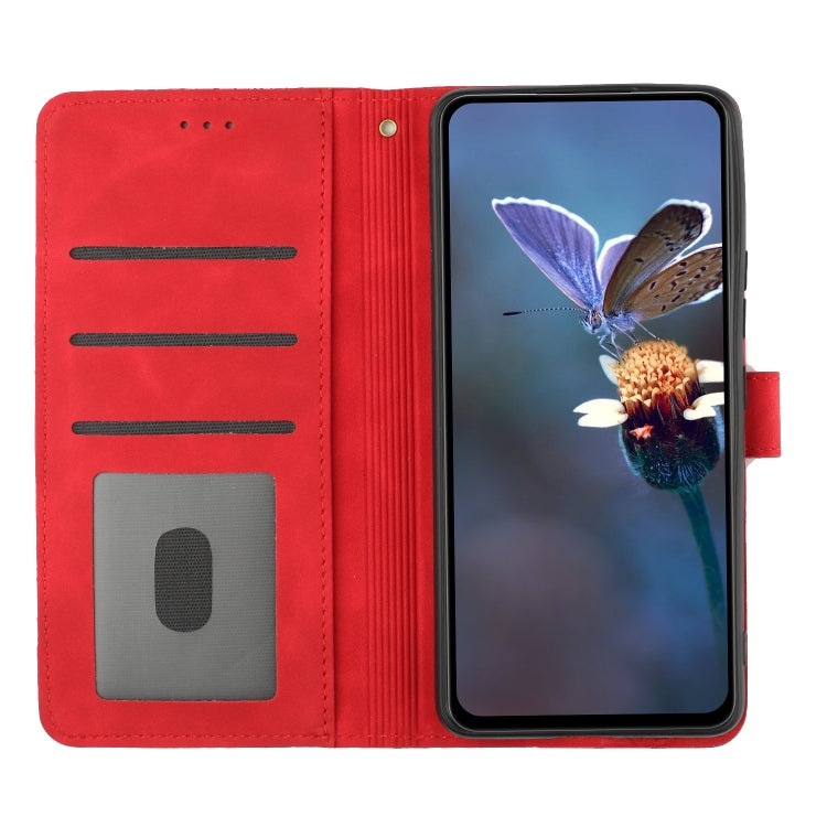 For Xiaomi Redmi 9C Flower Embossing Pattern Leather Phone Case(Red) - free shipping - PMC TechLife - Order now!