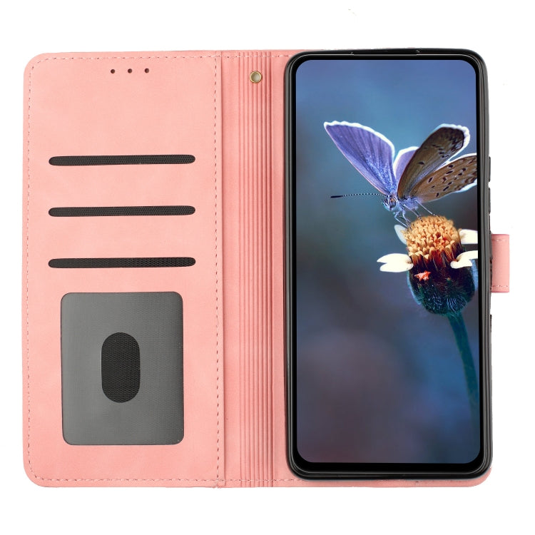 For Xiaomi Redmi Note 10 5G Flower Embossing Pattern Leather Phone Case(Pink) - free shipping - PMC TechLife - Order now!