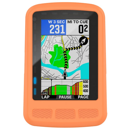 For Wahoo Elemnt Roam WFCC4 Stopwatch Silicone Protective Case(Orange) - Watch Case by PMC Jewellery | Online Shopping South Africa | PMC Jewellery