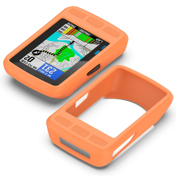 For Wahoo Elemnt Roam WFCC4 Stopwatch Silicone Protective Case(Orange) - Watch Case by PMC TechLife | Online Shopping South Africa | PMC TechLife