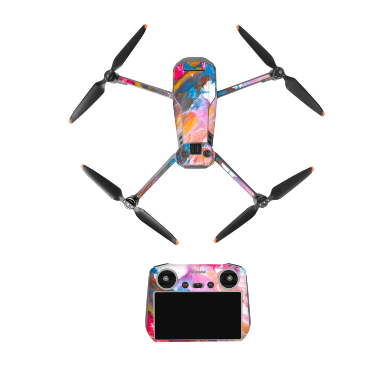 For DJI Mavic 3 Pro / RC Sunnylife Drone Body Remote Control Decorative Stickers Set(Pink Cloud) - Stickers by Sunnylife | Online Shopping South Africa | PMC Jewellery