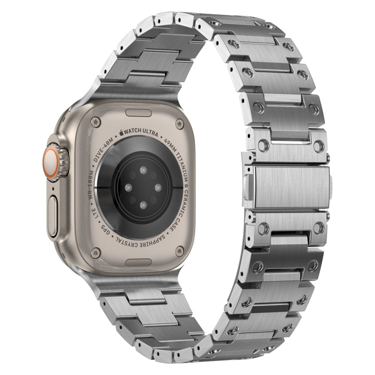 Double Rows Metal Watch Band For Apple Watch 2 42mm(Silver) - Watch Bands by PMC TechLife | Online Shopping South Africa | PMC TechLife