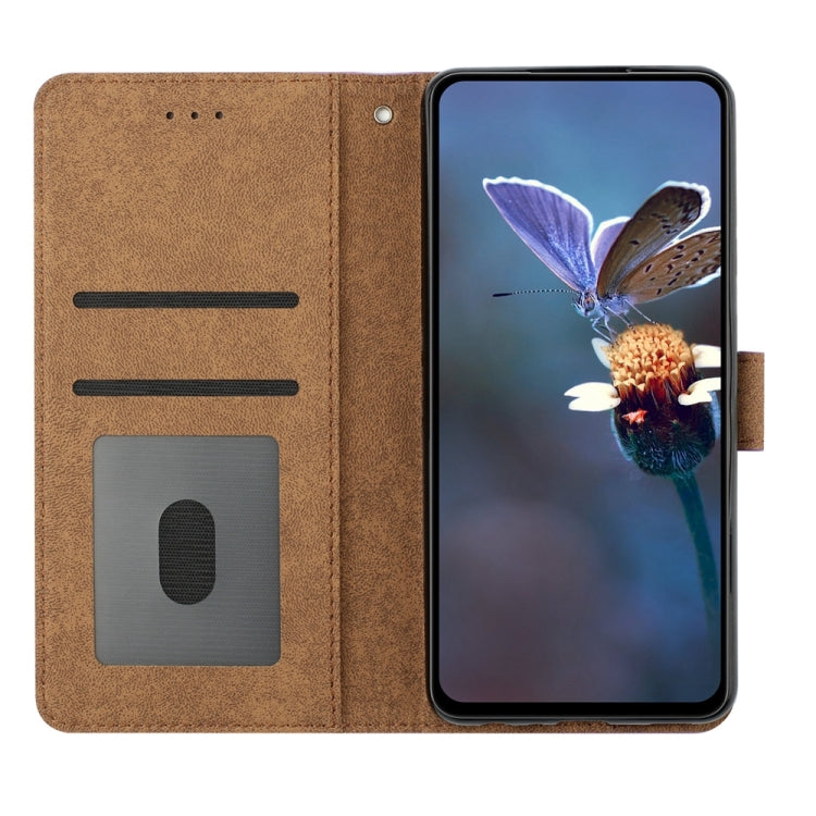 For Xiaomi Redmi Note 12 5G Global Seven Butterflies Embossed Leather Phone Case(Pink) - free shipping - PMC TechLife - Order now!