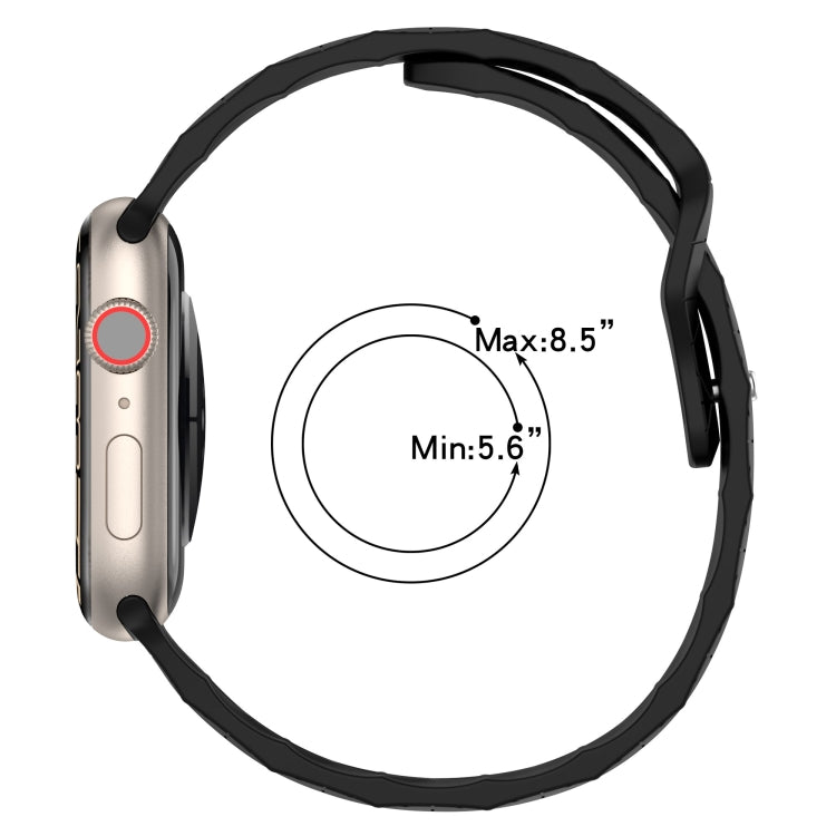 Football Texture Silicone Watch Band For Apple Watch 4 40mm(Midnight Blue) - Watch Bands by PMC TechLife | Online Shopping South Africa | PMC TechLife